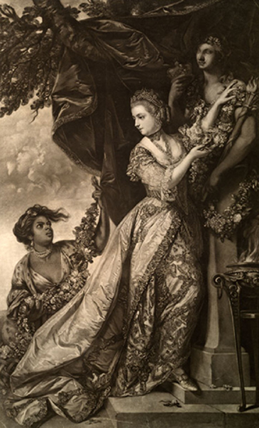 Elizabeth, Marchioness of Tavistock by Edward Fisher (Mezzotint engraving after Sir Joshua Reynolds)